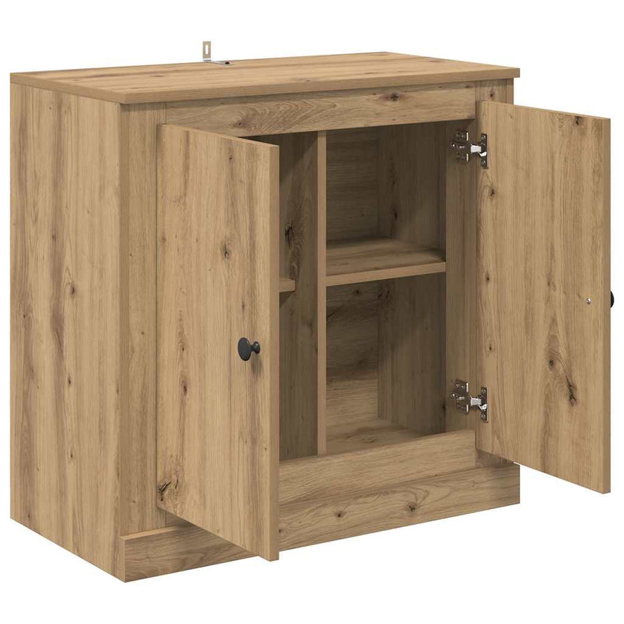 Dressoir Artisan Eiken 70 x 35,5 x 67,5 cm Bewerkt hout