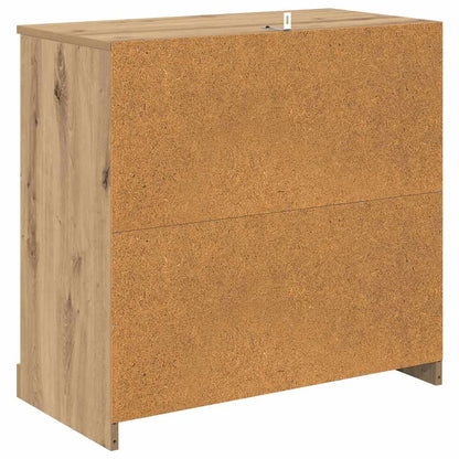 Dressoir Artisan Eiken 70 x 35,5 x 67,5 cm Bewerkt hout