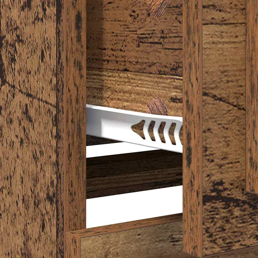 Dressoir met lade Oud Hout 70 x 35,5 x 67,5 cm Bewerkt hout