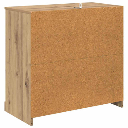 Dressoir Artisan Eiken 70 x 35,5 x 67,5 cm Bewerkt hout