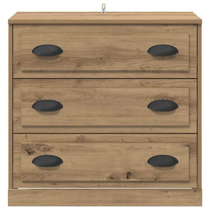 Dressoir Artisan Eiken 70 x 35,5 x 67,5 cm Bewerkt hout