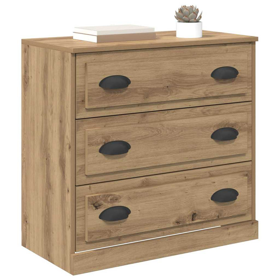 Dressoir Artisan Eiken 70 x 35,5 x 67,5 cm Bewerkt hout