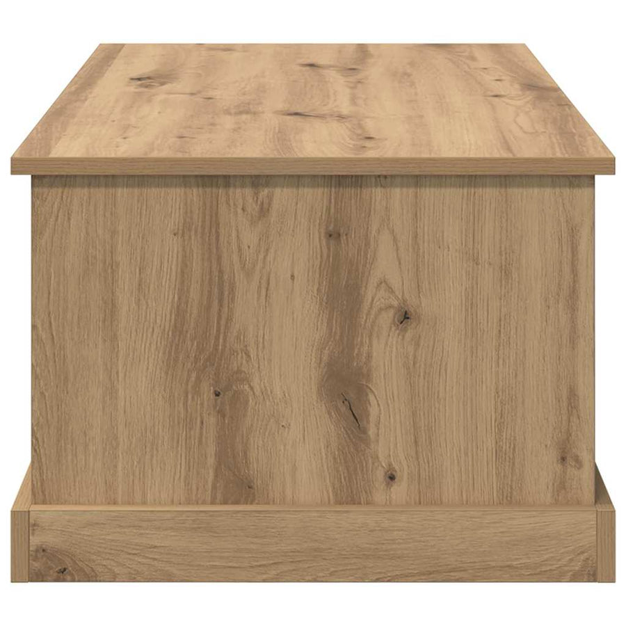 Salontafel met lade Artisan Eiken 90 x 50 x 35 cm Bewerkt hout