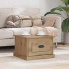 Coffee table with drawer Artisan Oak 50 x 50 x 35 cm Engineered wood