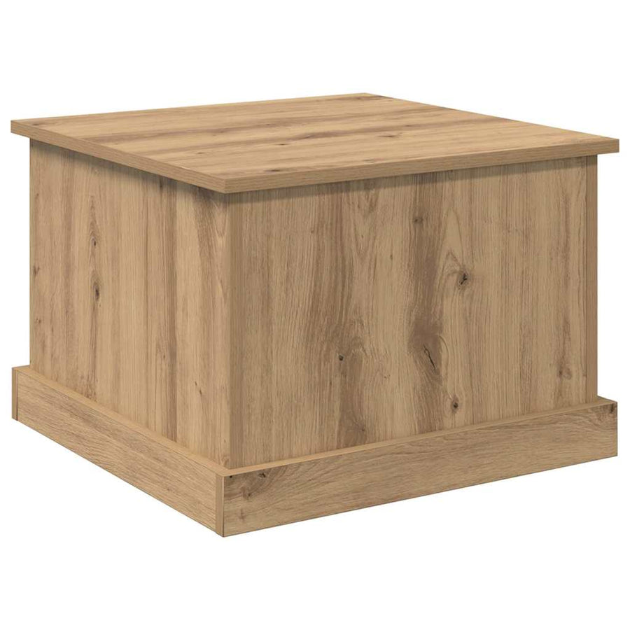 Salontafel met lade Artisan Eiken 50 x 50 x 35 cm Bewerkt hout