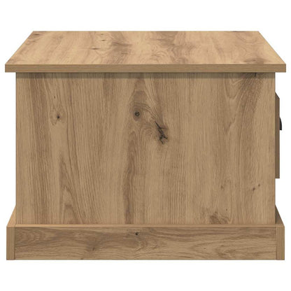Salontafel met lade Artisan Eiken 50 x 50 x 35 cm Bewerkt hout