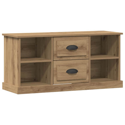 TV-kast met lade Artisan Eiken 99,5 x 35,5 x 48 cm Bewerkt hout