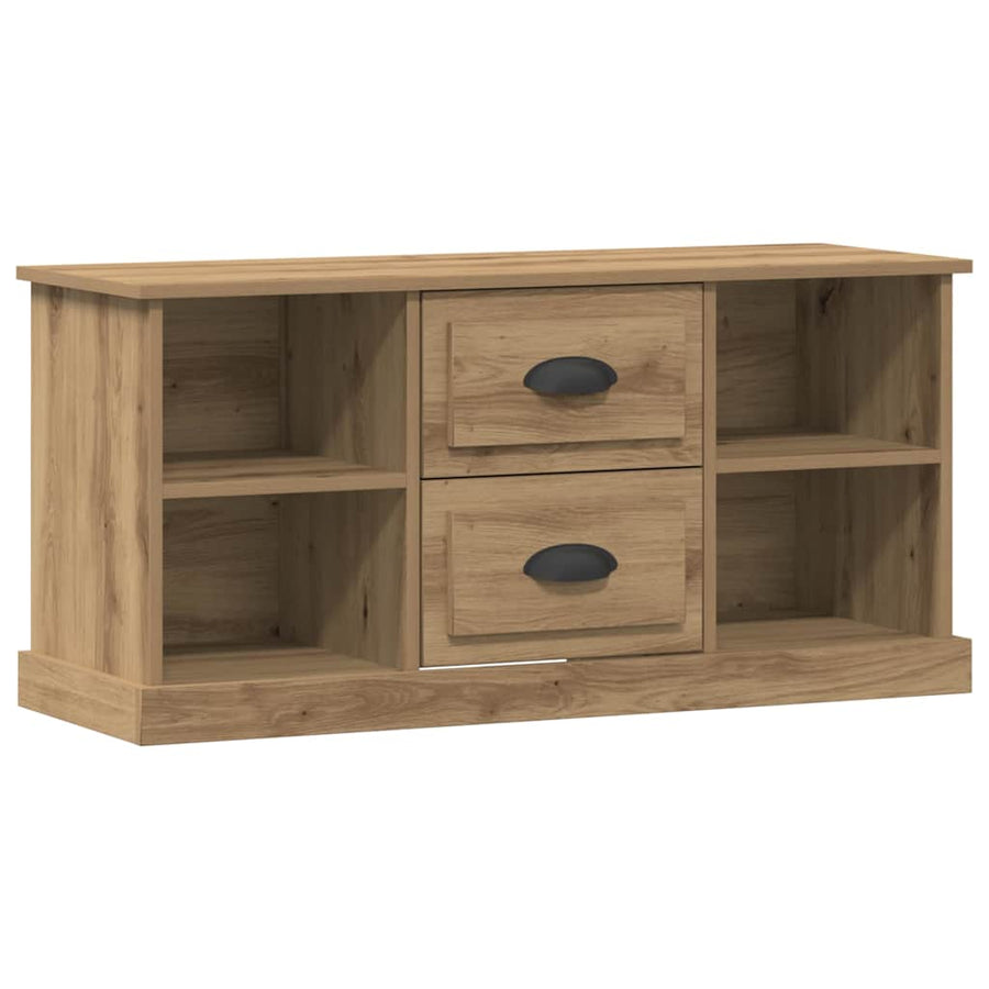 TV-kast met lade Artisan Eiken 99,5 x 35,5 x 48 cm Bewerkt hout