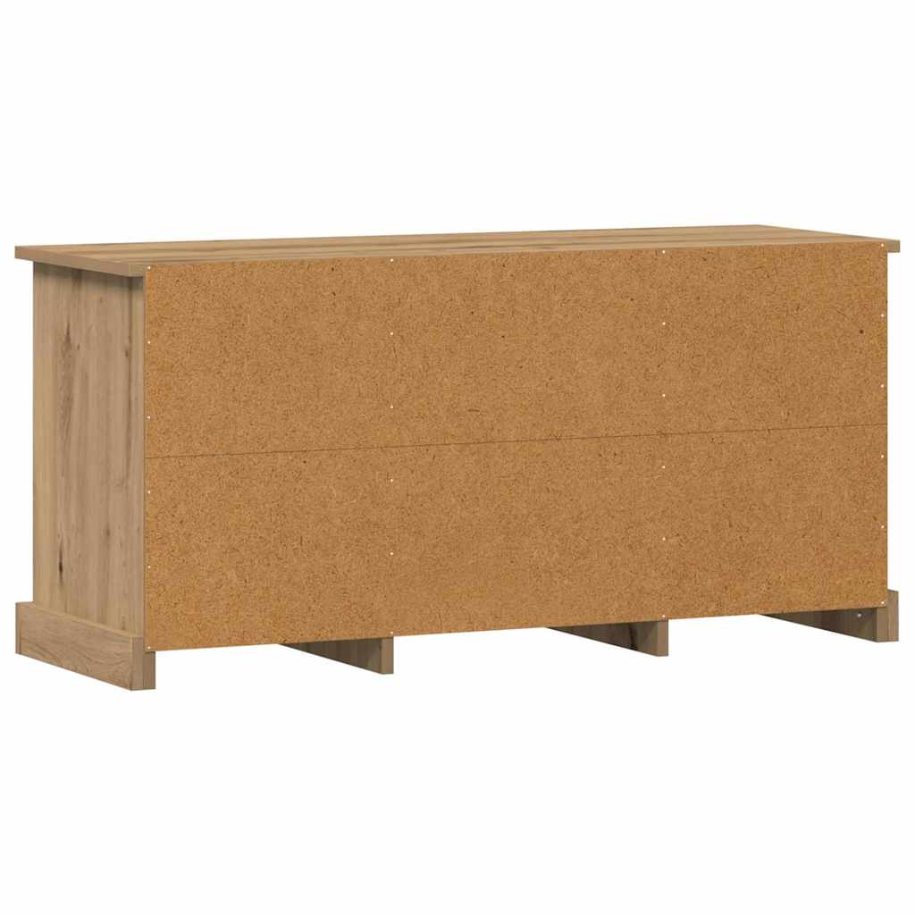 TV-kast met lade Artisan Eiken 99,5 x 35,5 x 48 cm Bewerkt hout