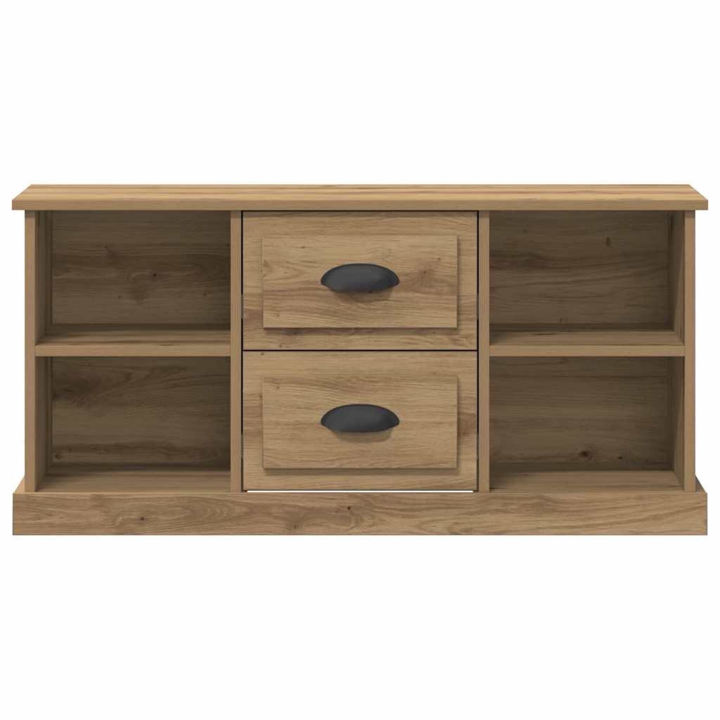 TV-kast met lade Artisan Eiken 99,5 x 35,5 x 48 cm Bewerkt hout
