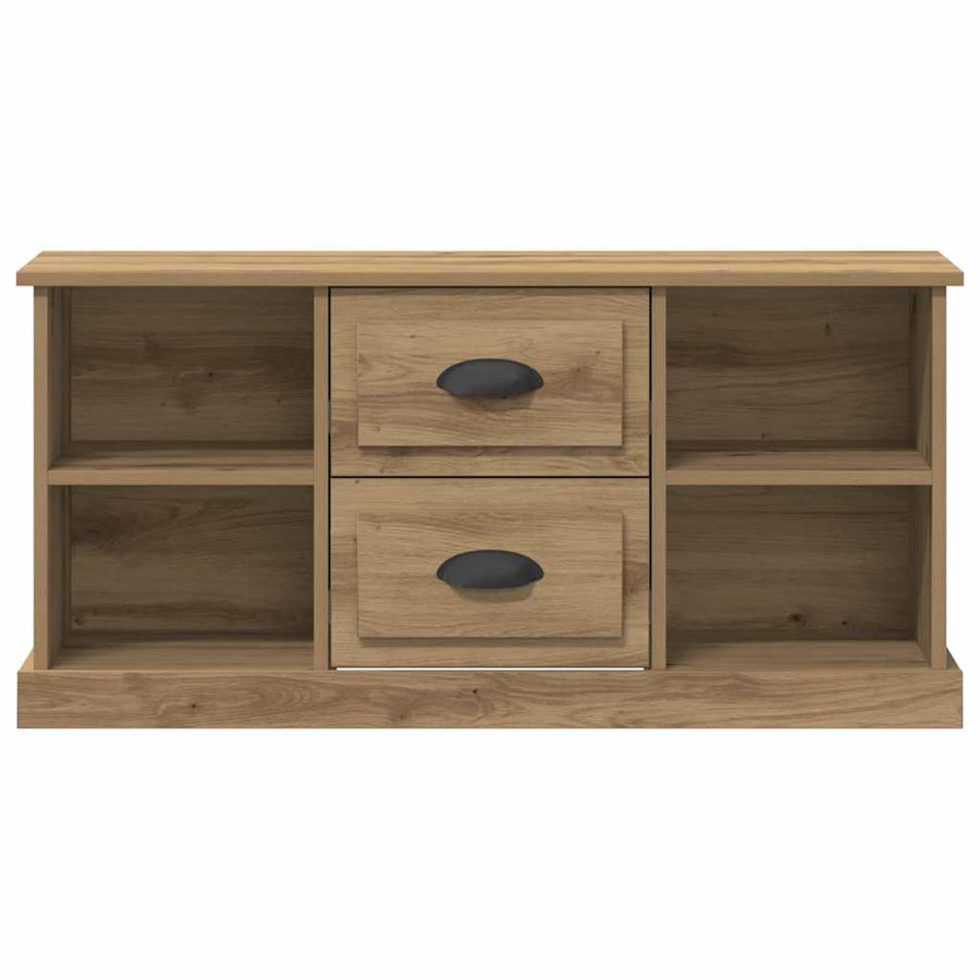 TV-kast met lade Artisan Eiken 99,5 x 35,5 x 48 cm Bewerkt hout