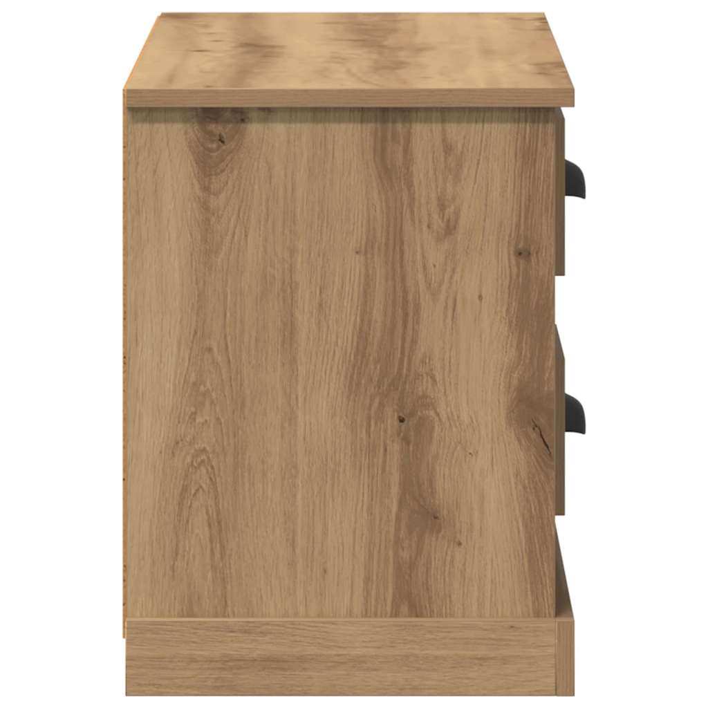 TV-kast met lade Artisan Eiken 99,5 x 35,5 x 48 cm Bewerkt hout