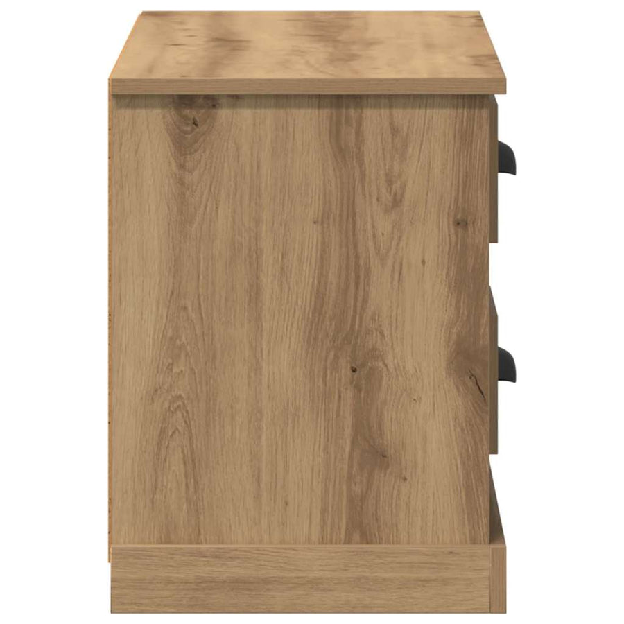 TV-kast met lade Artisan Eiken 99,5 x 35,5 x 48 cm Bewerkt hout