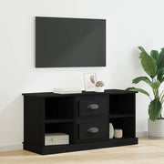 TV-kast 99,5x35,5x48 cm zwart eiken met lade
