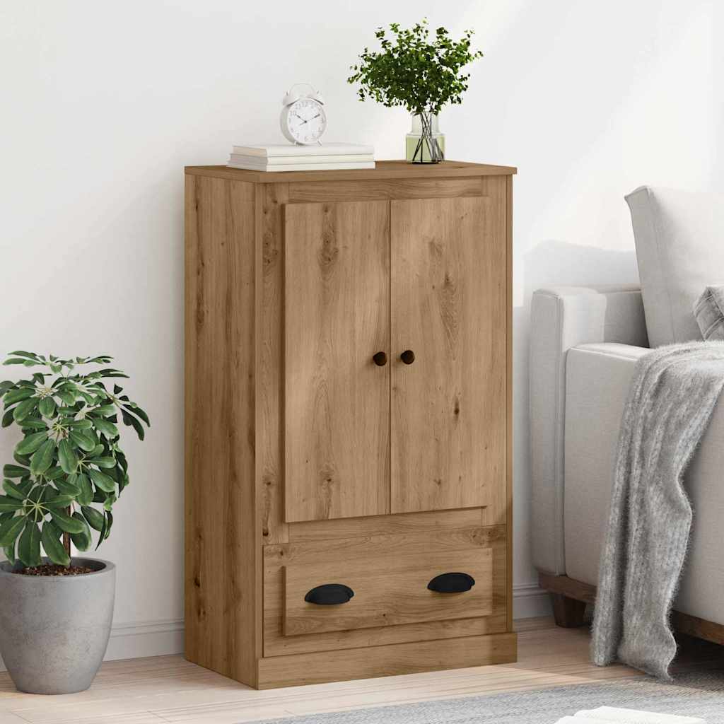Highboard Artisan Eiken 60 x 35,5 x 103,5 cm Bewerkt hout