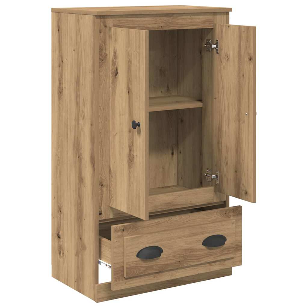Highboard Artisan Eiken 60 x 35,5 x 103,5 cm Bewerkt hout