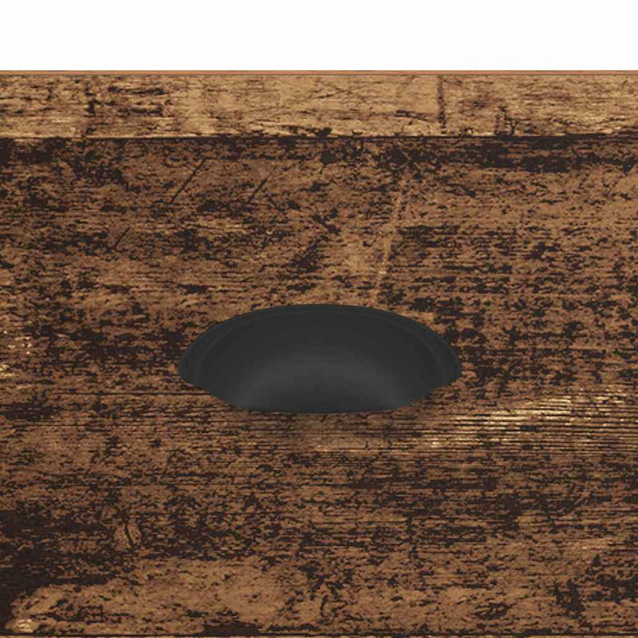 Nachtkastje met lade Oud hout 50 x 50 x 60 cm Bewerkt hout