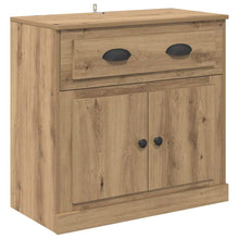 Highboard Artisan Eiken 70 x 35,5 x 67,5 cm Bewerkt hout