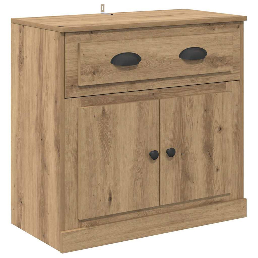 Highboard Artisan Eiken 70 x 35,5 x 67,5 cm Bewerkt hout