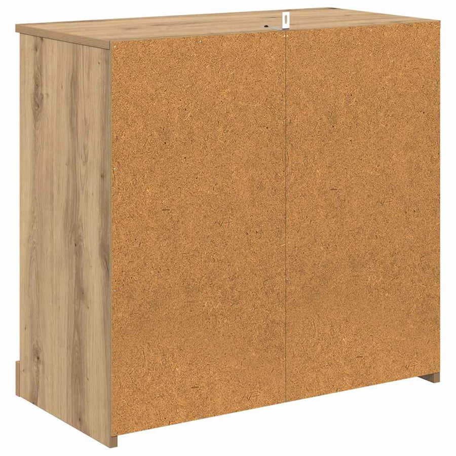 Highboard Artisan Eiken 70 x 35,5 x 67,5 cm Bewerkt hout