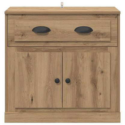 Highboard Artisan Eiken 70 x 35,5 x 67,5 cm Bewerkt hout