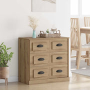 Dressoir 70x35,5x67,5 cm bewerkt hout artisan eiken