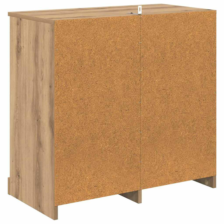 Dressoir Artisan Eiken 70 x 35,5 x 67,5 cm Bewerkt hout
