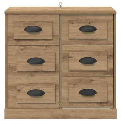 Dressoir Artisan Eiken 70 x 35,5 x 67,5 cm Bewerkt hout