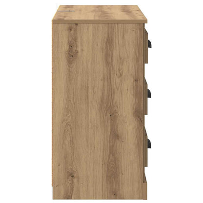 Dressoir Artisan Eiken 70 x 35,5 x 67,5 cm Bewerkt hout