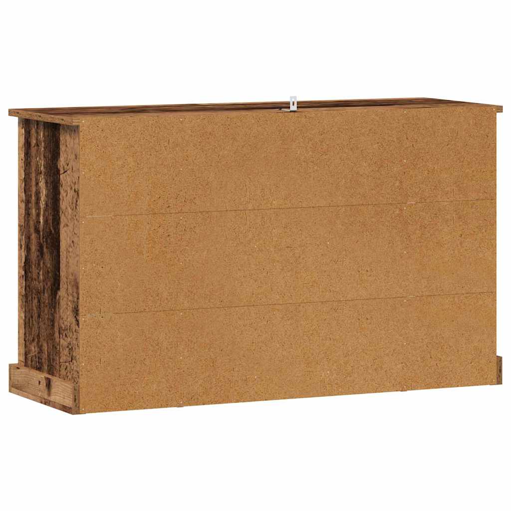 Dressoir Oud Hout 100 x 35,5 x 60 cm Bewerkt hout
