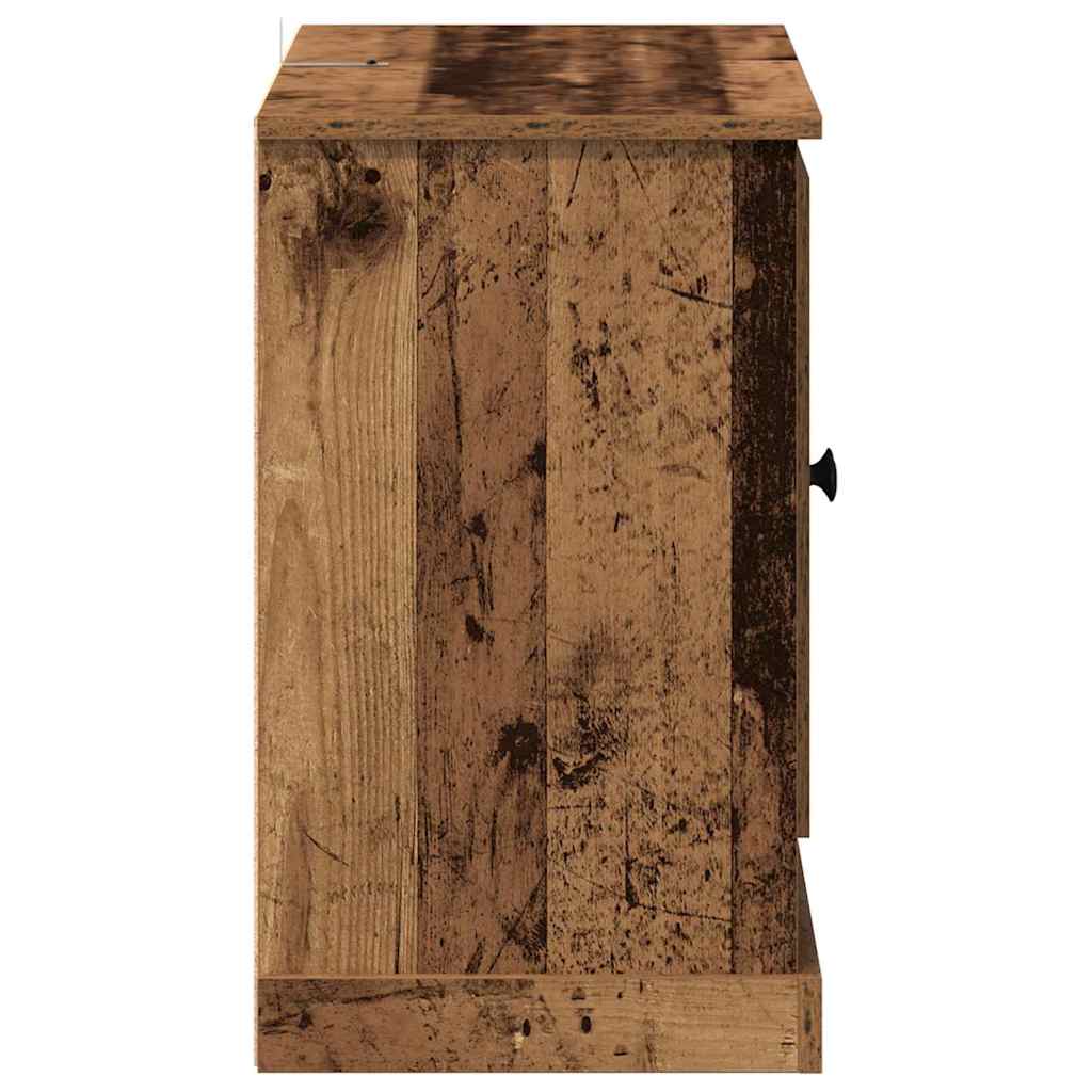 Dressoir Oud Hout 100 x 35,5 x 60 cm Bewerkt hout