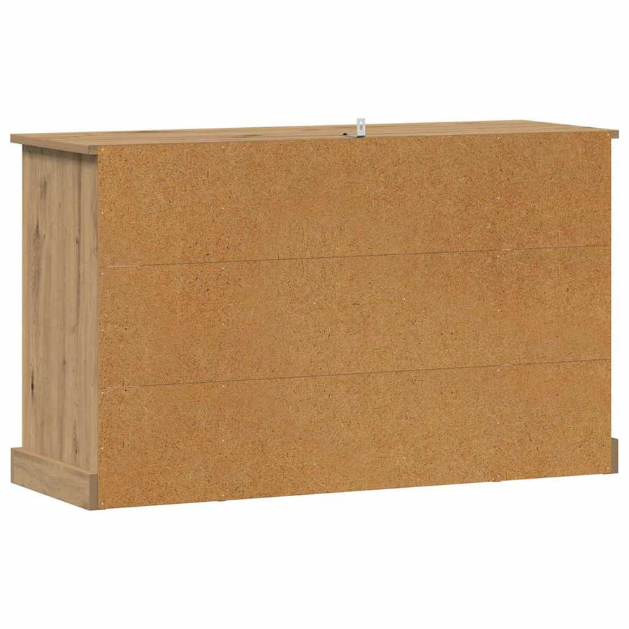 Dressoir Artisan Eiken 100 x 35,5 x 60 cm Bewerkt hout