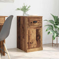 Bijzetkast Wandgemonteerd Oud hout 40 x 50 x 75 cm Bewerkt hout