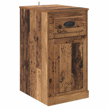 Bijzetkast Wandgemonteerd Oud hout 40 x 50 x 75 cm Bewerkt hout
