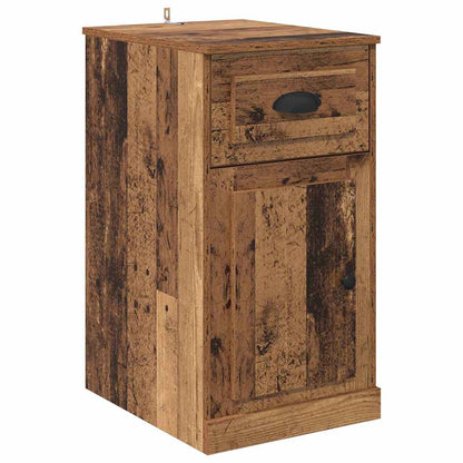 Bijzetkast Wandgemonteerd Oud hout 40 x 50 x 75 cm Bewerkt hout