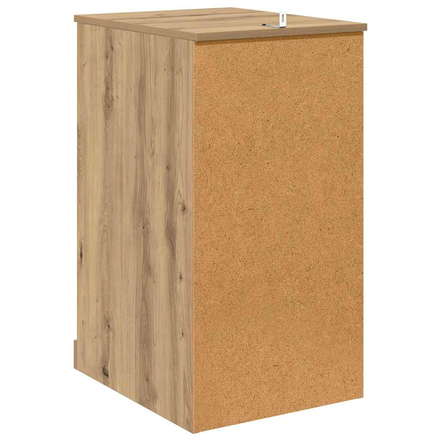 Bijzetkast Artisan Eiken 40 x 50 x 75 cm Bewerkt hout