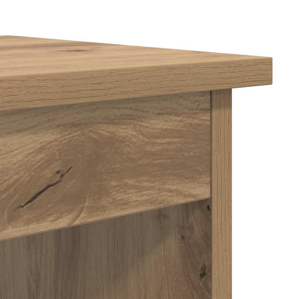 Salontafel 3 pcs Artisan Eiken Bewerkt hout