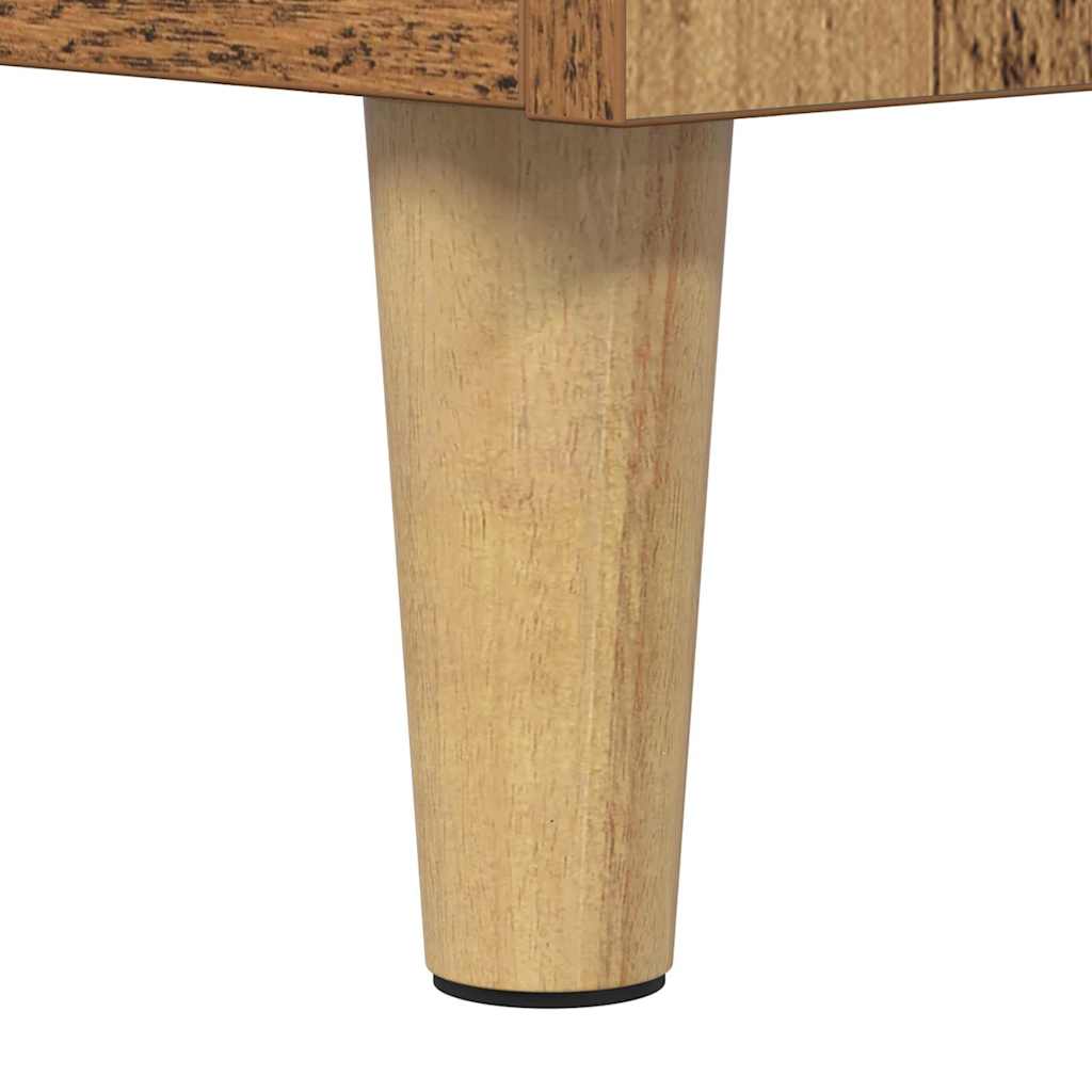 TV-kast met lade Oud Hout 100 x 34,5 x 44,5 cm Bewerkt hout