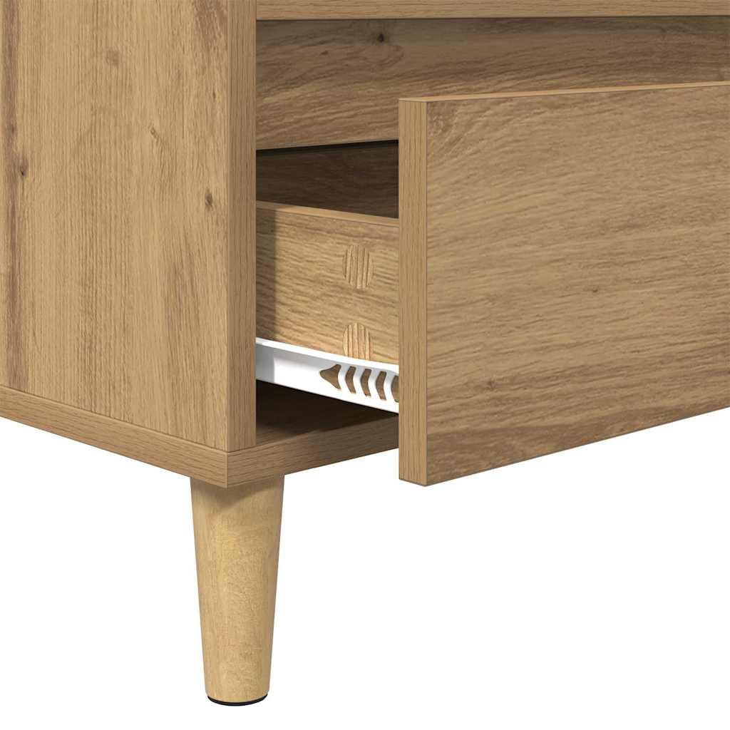 TV-kast Artisan Eiken 100 x 34,5 x 44,5 cm Bewerkt hout