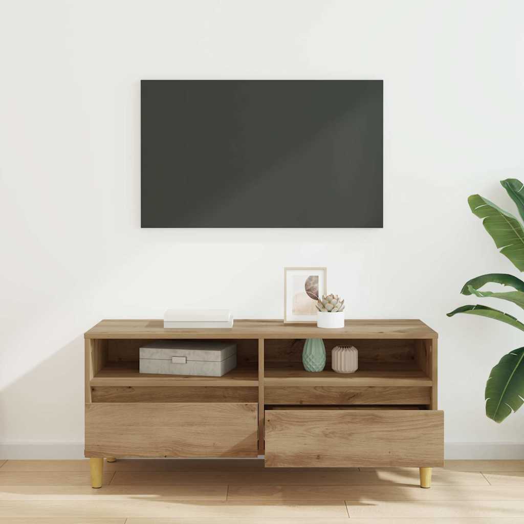 TV-kast Artisan Eiken 100 x 34,5 x 44,5 cm Bewerkt hout