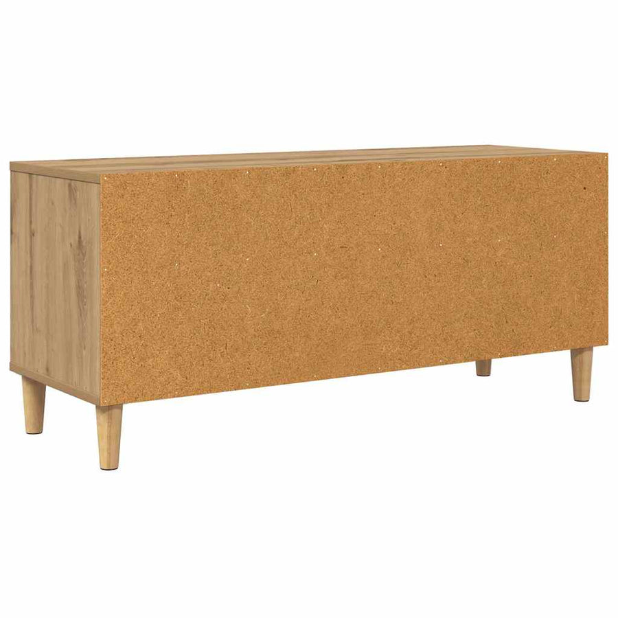 TV-kast Artisan Eiken 100 x 34,5 x 44,5 cm Bewerkt hout