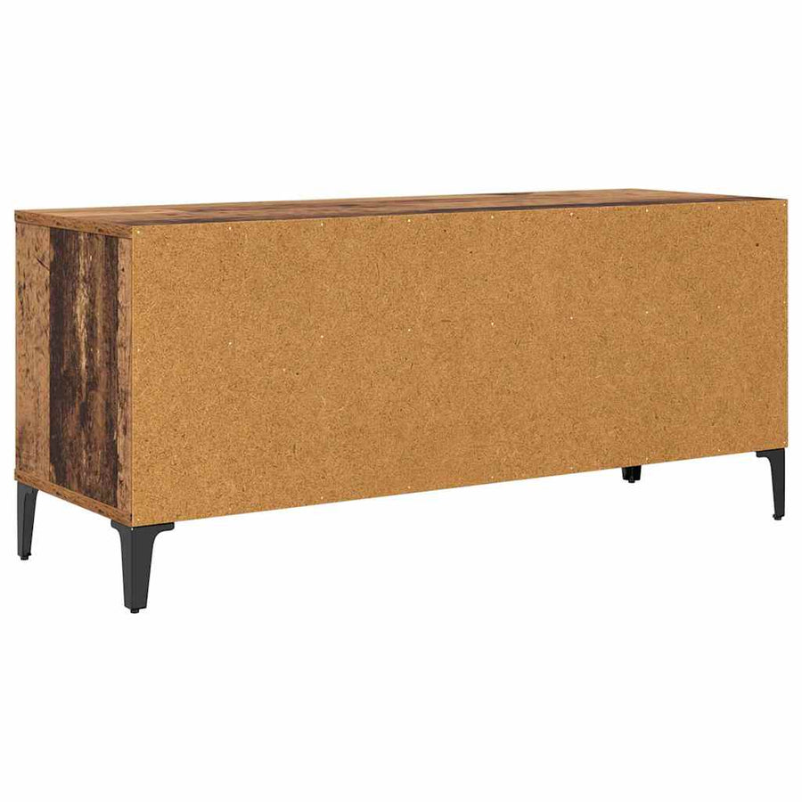 TV-kast Oud Hout 100 x 34,5 x 44,5 cm Gemonteerd hout en ijzer