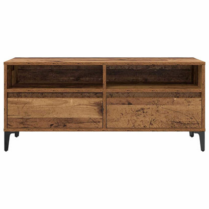 TV-kast Oud Hout 100 x 34,5 x 44,5 cm Gemonteerd hout en ijzer