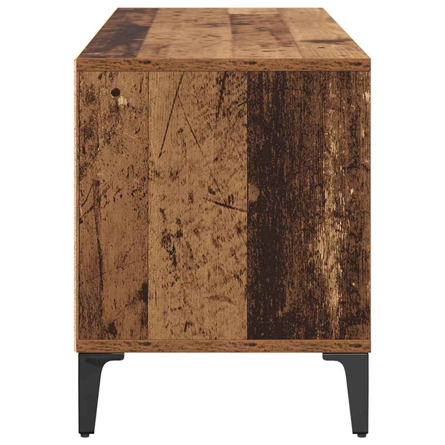 TV-kast Oud Hout 100 x 34,5 x 44,5 cm Gemonteerd hout en ijzer