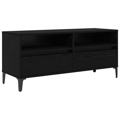 TV-kast met lade Zwart Eiken 100 x 34,5 x 44,5 cm
