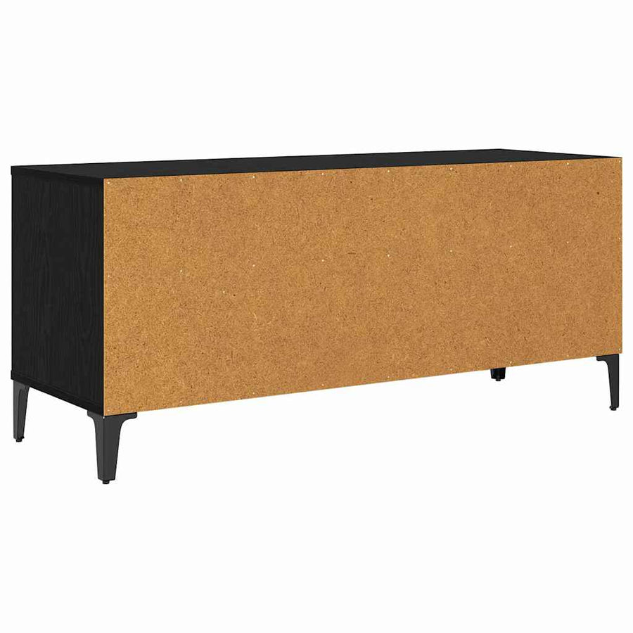 TV-kast met lade Zwart Eiken 100 x 34,5 x 44,5 cm