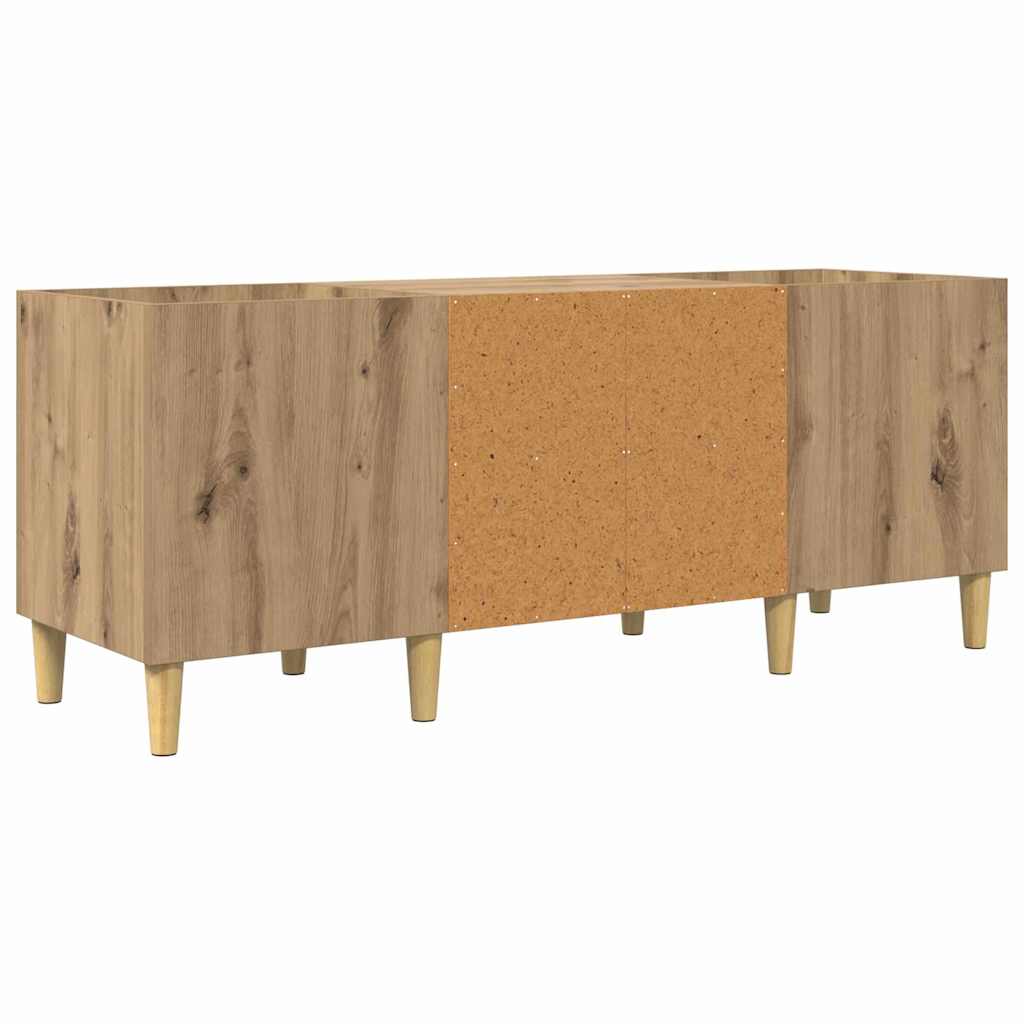 Platenkast Artisan Eiken 121 x 38 x 48 cm Bewerkt hout