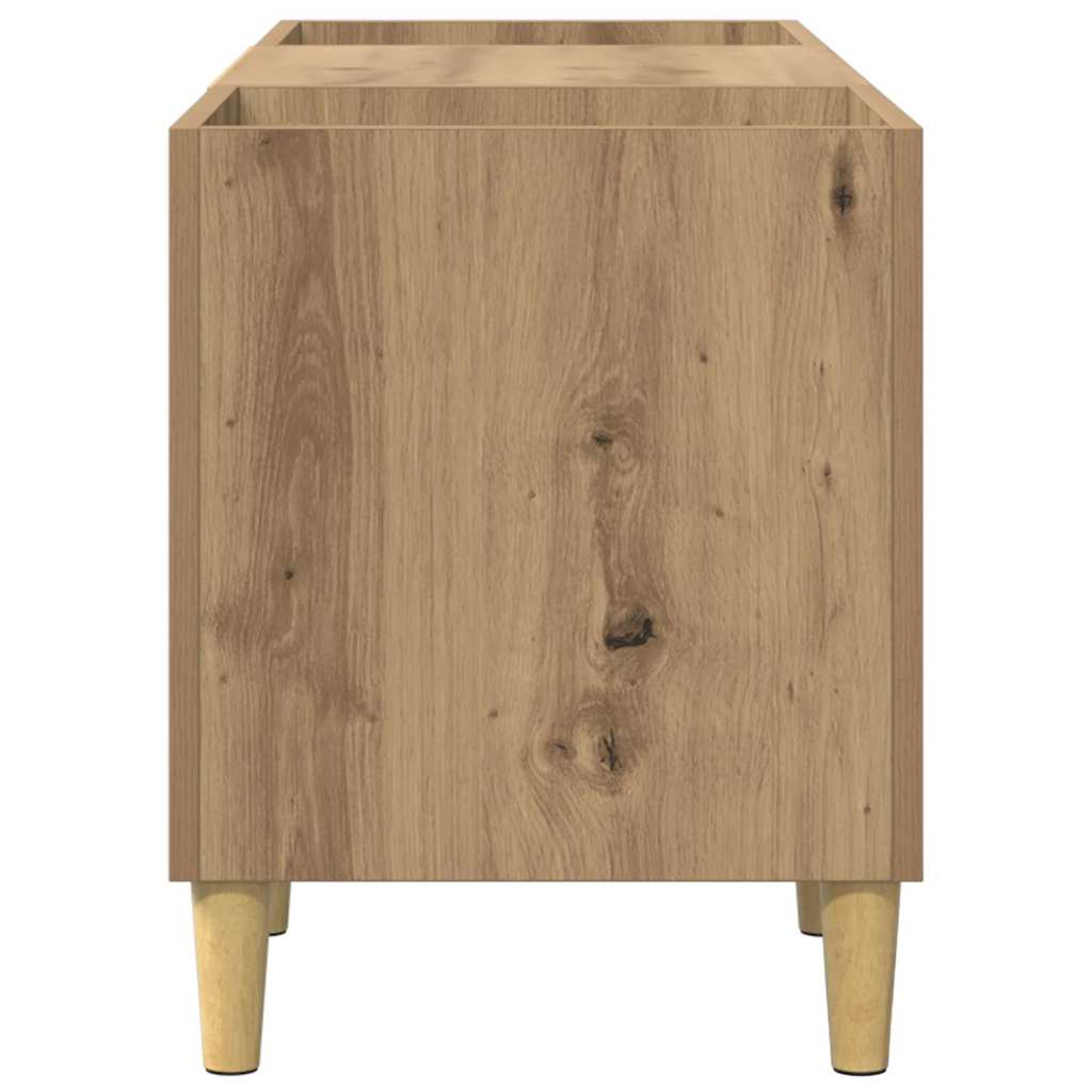 Platenkast Artisan Eiken 121 x 38 x 48 cm Bewerkt hout