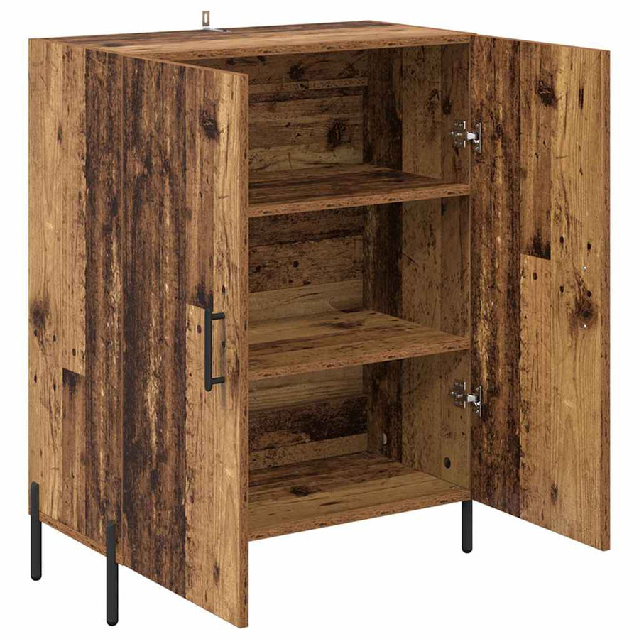 Dressoir Oudhout 69,5 x 34 x 90 cm Bewerkt hout