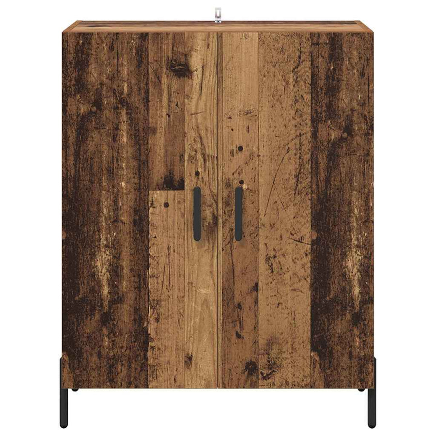 Dressoir Oudhout 69,5 x 34 x 90 cm Bewerkt hout